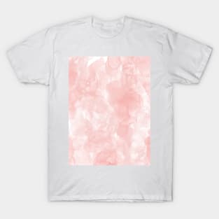 Blush Pink Smoke Abstract T-Shirt